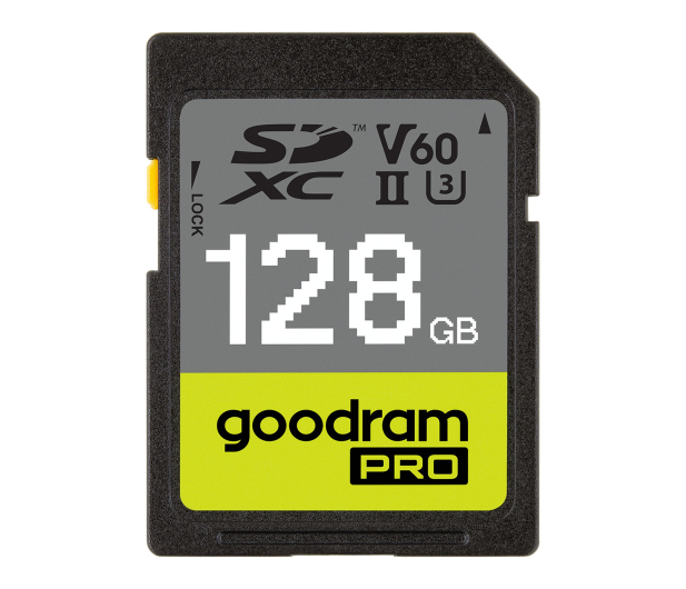 GOODRAM 128GB SDXC S6B0 PRO 265MB/s UHS-II U3 V60 - 1536616 - zdjęcie